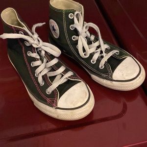 Good used condition black converse all star size 2